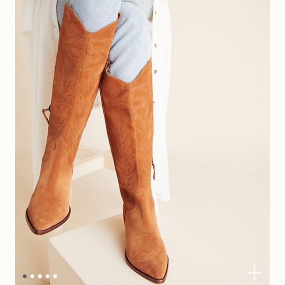 Cowgirl Western Point Toe Slip On Riding Casual 9